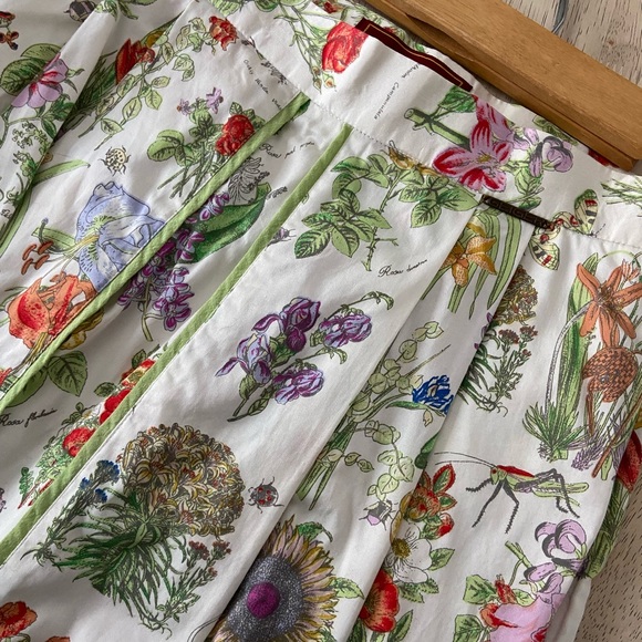 Vintage 90’s Geiger Floral & Bug Skirt 100% Cotton Absolutely Gorgeous Size 6/S - Picture 13 of 13